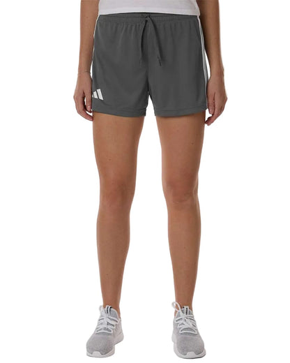 adidas Bottoms XS / Team Grey Four adidas - Women's 3-Stripes 3" Shorts