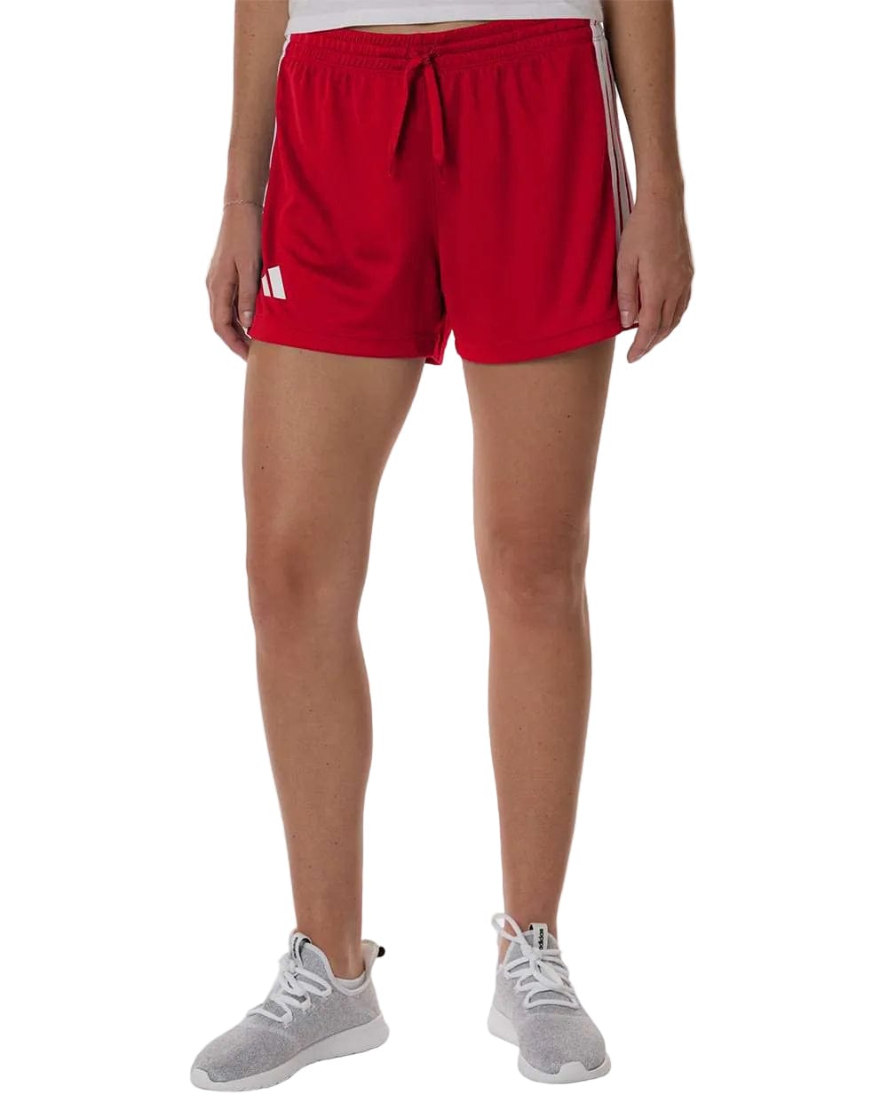 adidas Bottoms XS / Team Power Red adidas - Women's 3-Stripes 3" Shorts