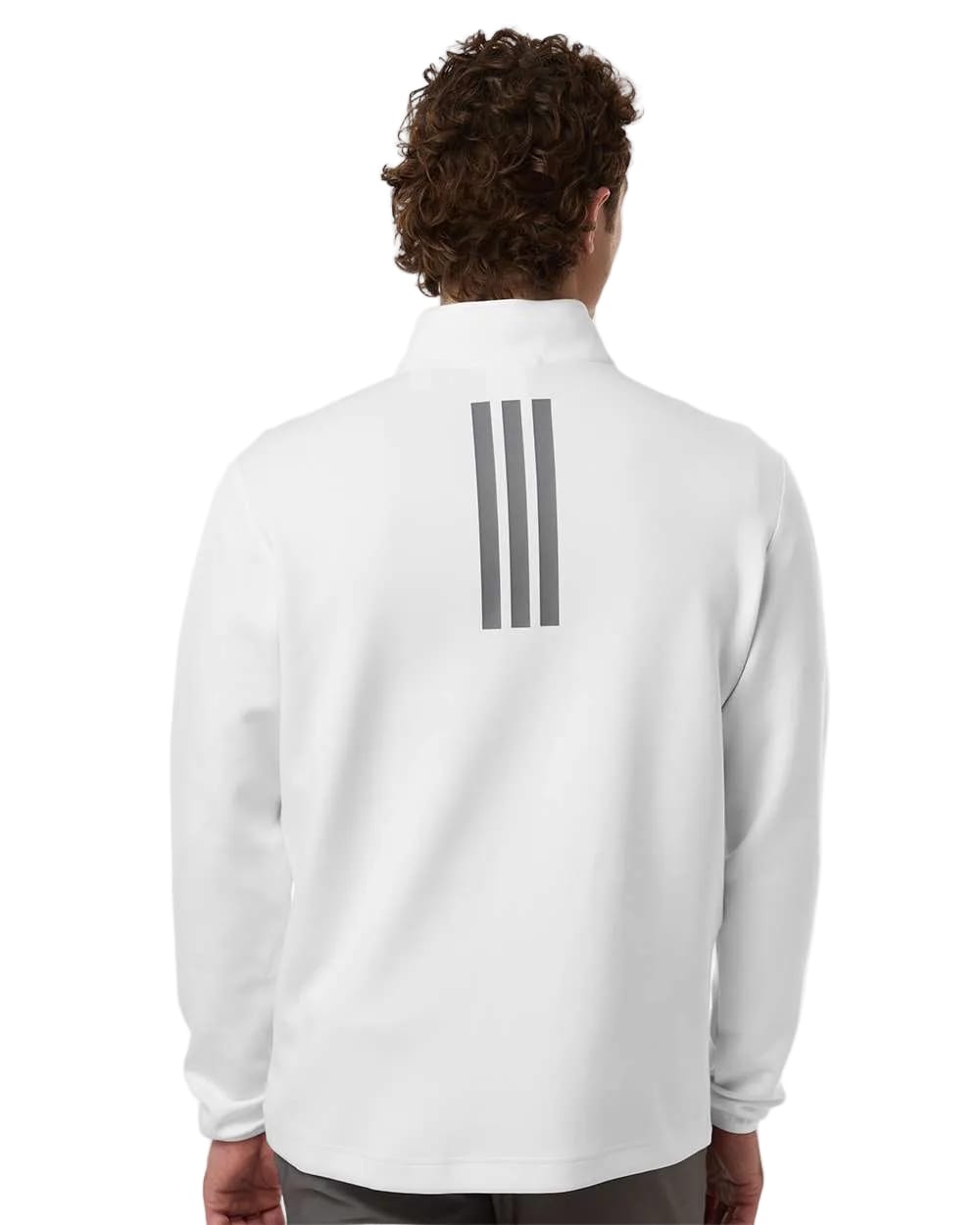 adidas Layering adidas - Men's 3-Stripes Quarter-Zip Pullover