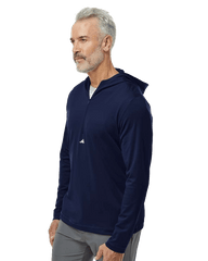 adidas Layering adidas - Men's Lightweight Performance 1/4-Zip Hooded Pullover