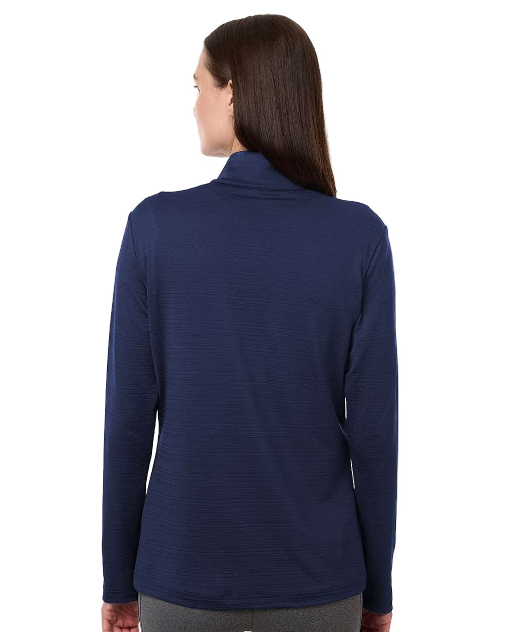 adidas Layering adidas - Women's Textured Stripe Quarter-Zip Pullover