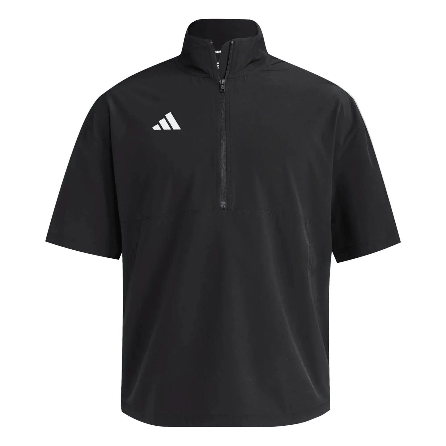 adidas Layering S / Black adidas - Men's Short Sleeve Quarter-Zip Pullover