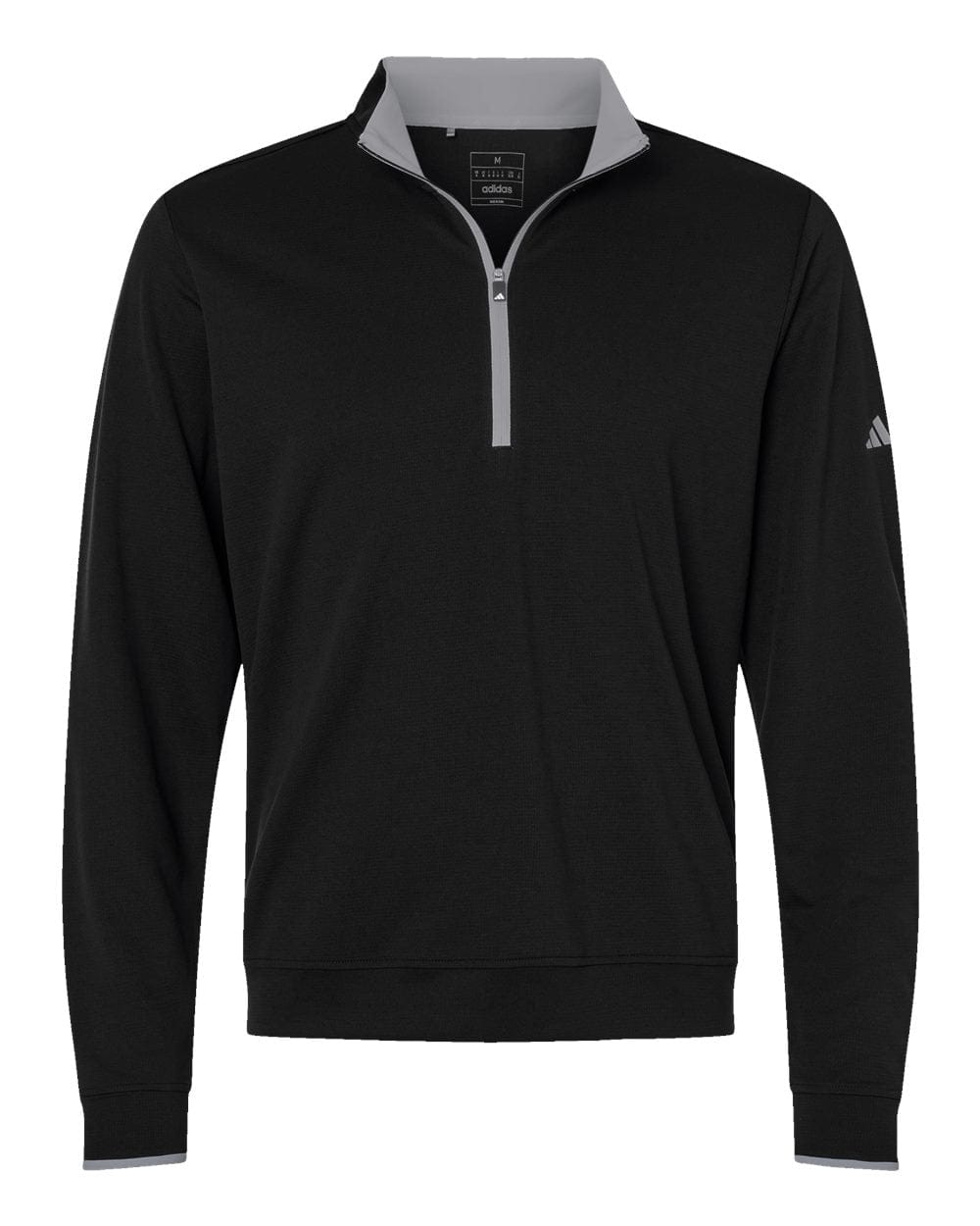 adidas Layering S / Black/Grey Three adidas - Men's Lightweight 1/4-Zip Pullover