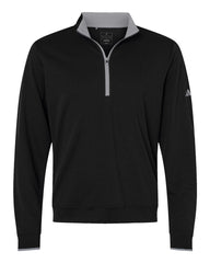 adidas Layering S / Black/Grey Three adidas - Men's Lightweight 1/4-Zip Pullover