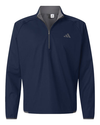 adidas Layering S / Collegiate Navy adidas - Men's Ultimate365 Wind Quarter-Zip Pullover