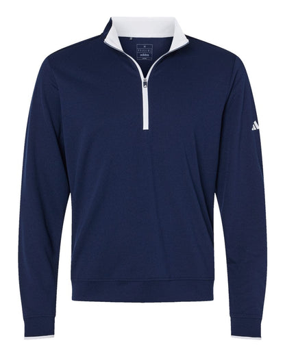 adidas Layering S / Collegiate Navy/White adidas - Men's Lightweight 1/4-Zip Pullover