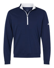 adidas Layering S / Collegiate Navy/White adidas - Men's Lightweight 1/4-Zip Pullover