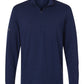 adidas Layering S / Dark Blue adidas - Men's Textured Stripe Quarter-Zip Pullover