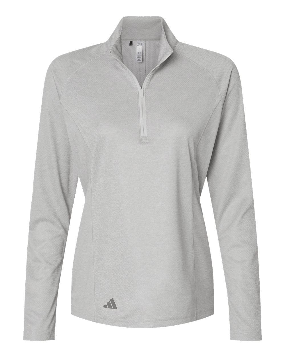adidas Layering S / Grey One Heather adidas - Women's Space Dyed 1/4-Zip Pullover