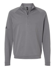 adidas Layering S / Grey Three adidas - Men's Club Quarter-Zip Pullover