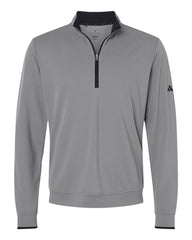 adidas Layering S / Grey Three/Black adidas - Men's Lightweight 1/4-Zip Pullover