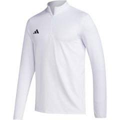 adidas Layering S / White adidas - Men's 1/2-Zip Golf Jacket