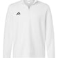 adidas Layering S / White/Team Grey Four adidas - Men's 3-Stripes Quarter-Zip Pullover