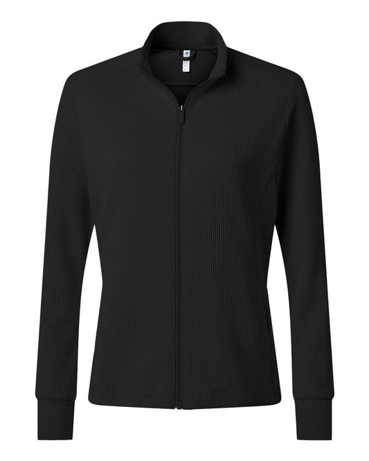 adidas Layering XS / Black adidas - Women's Performance Textured Full-Zip Jacket