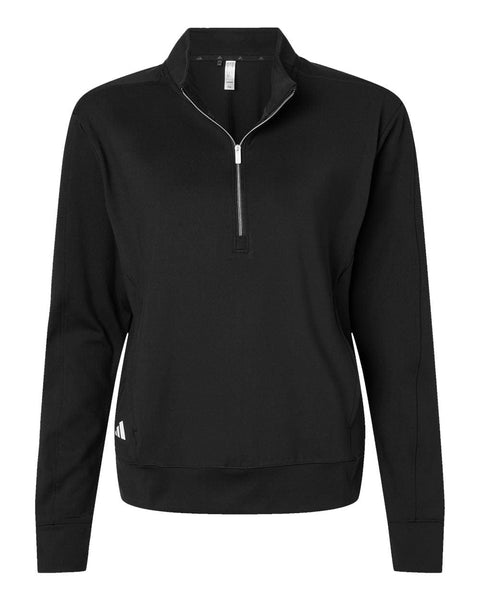 adidas Layering XS / Black adidas - Women's Ultimate365 Textured 1/4-Zip Pullover