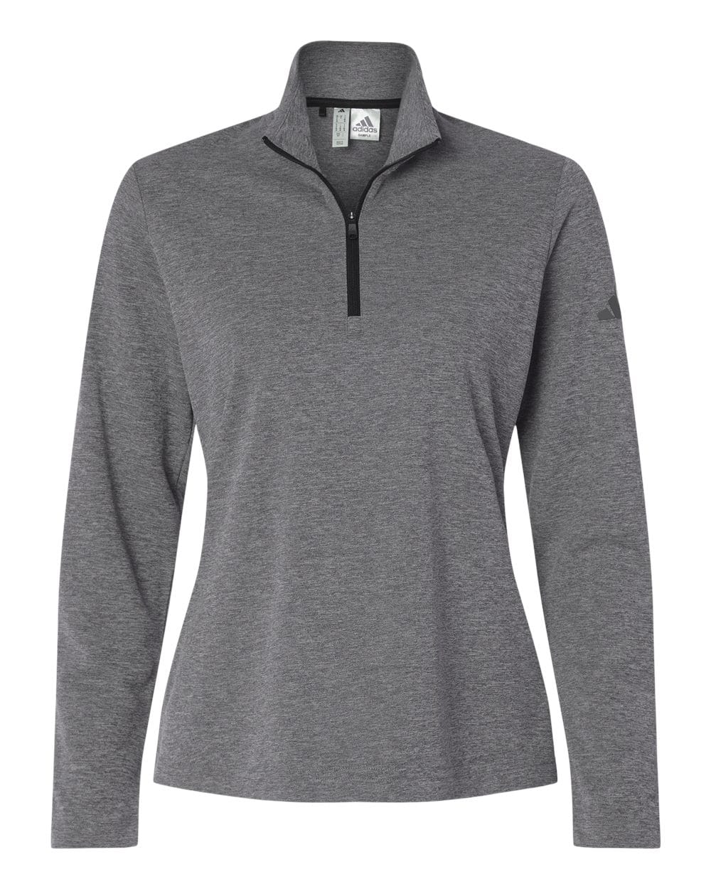 adidas Layering XS / Black Heather adidas - Women's Lightweight Quarter-Zip Pullover