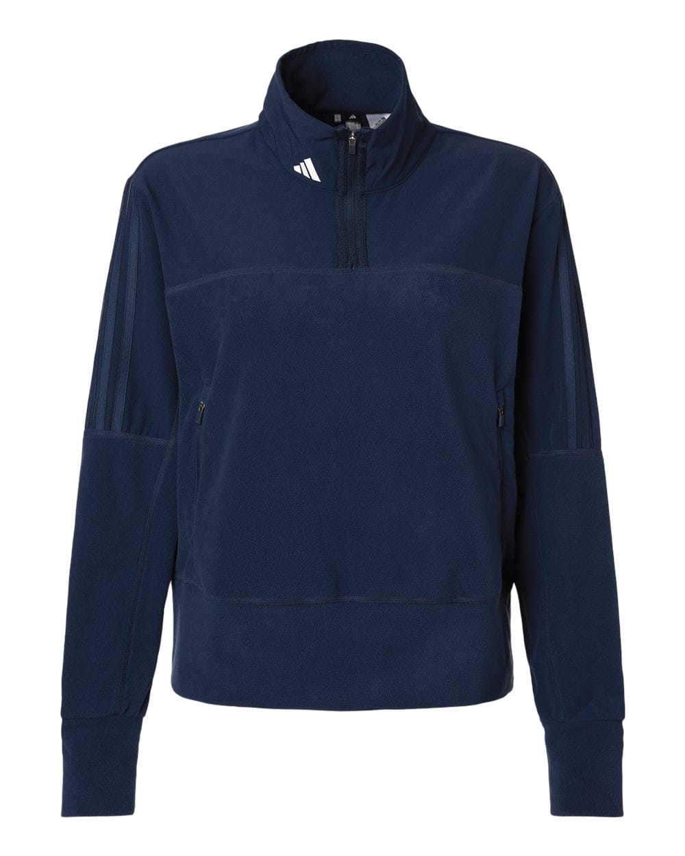 adidas Layering XS / Collegiate Navy adidas - Women's Fleece Quarter-Zip Pullover