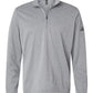adidas Layering XS / Grey Three Melange adidas - Men's Lightweight UPF Quarter-Zip Pullover