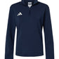 adidas Layering XS / Team Navy Blue/White adidas - Women's 3-Stripes Quarter-Zip Pullover