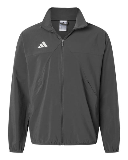 adidas Outerwear S / Team Grey Four/White adidas - Men's TIRO Woven Full-Zip Track Jacket