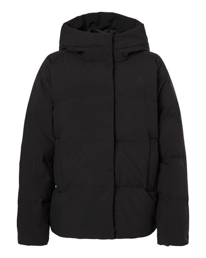 adidas Outerwear XS / Black adidas - Women's Helonic Down Puffer Hooded Jacket