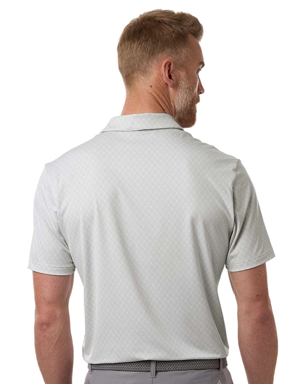 adidas Polos adidas - Men's 4-Way Stretch Printed Polo