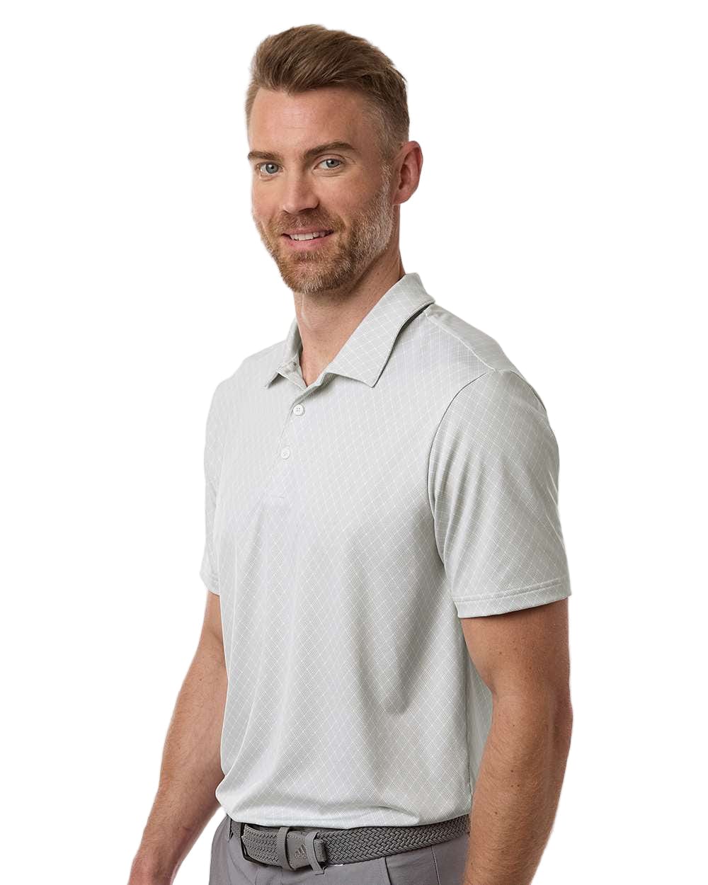 adidas Polos adidas - Men's 4-Way Stretch Printed Polo