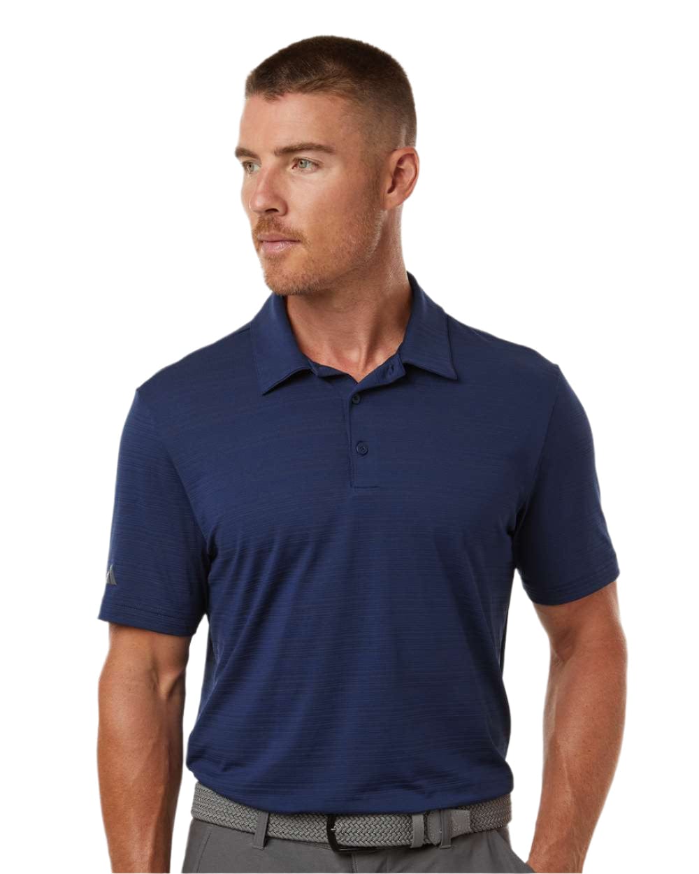 adidas Polos adidas - Men's Textured Stripe Polo