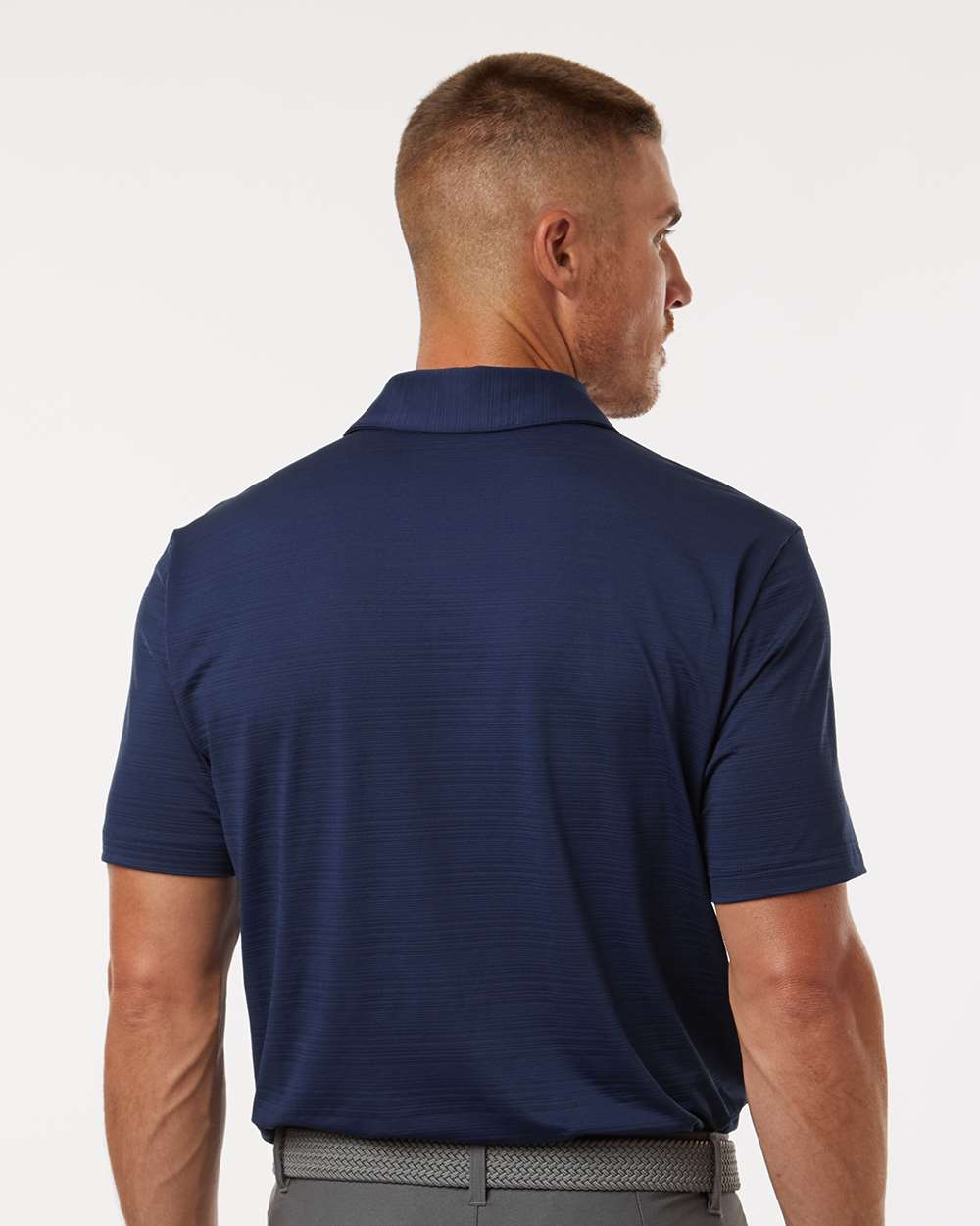 adidas Polos adidas - Men's Textured Stripe Polo