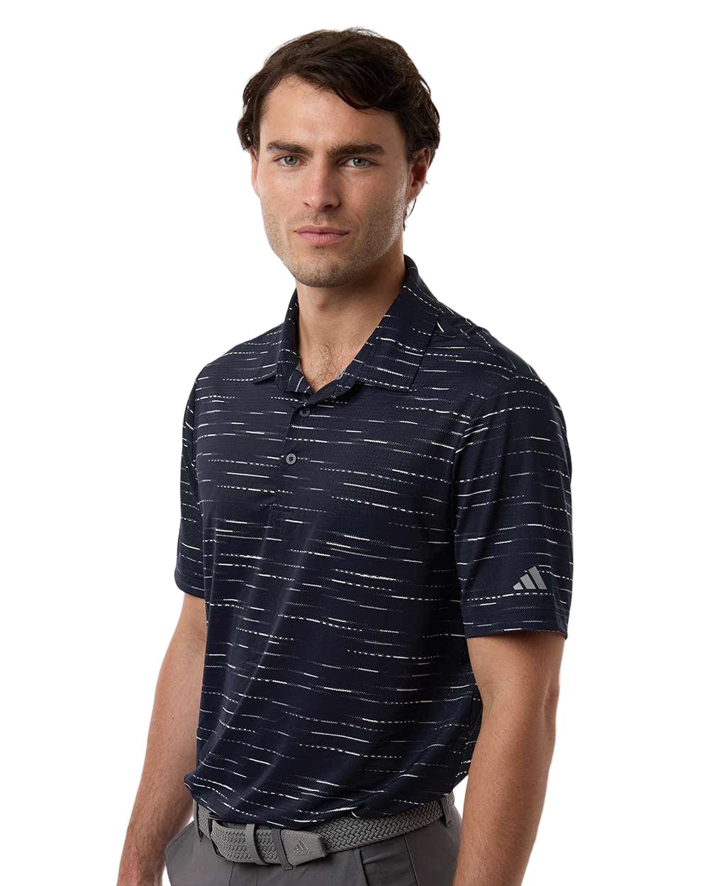 adidas Polos adidas - Men's Ultimate365 Mesh Glimmer Print Polo