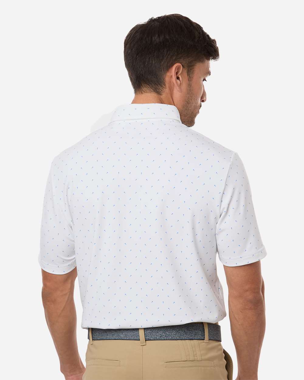 adidas Polos adidas - Men's Ultimate365 Micro Print Polo