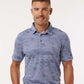 adidas Polos adidas - Men's Ultimate365 Textured Stripe Polo