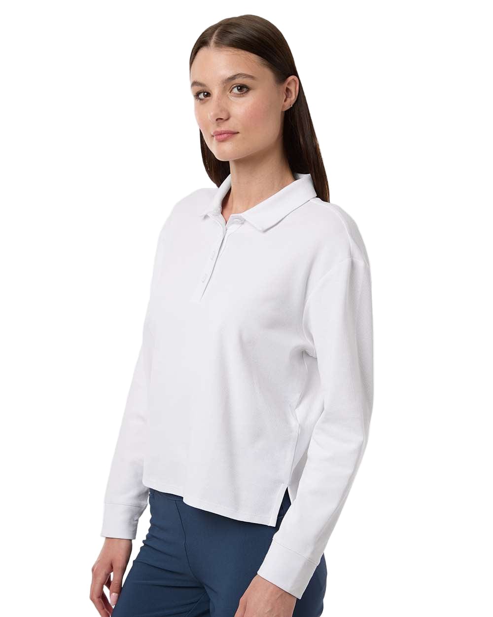 adidas Polos adidas - Women's Beyond Long Sleeve Loose Polo