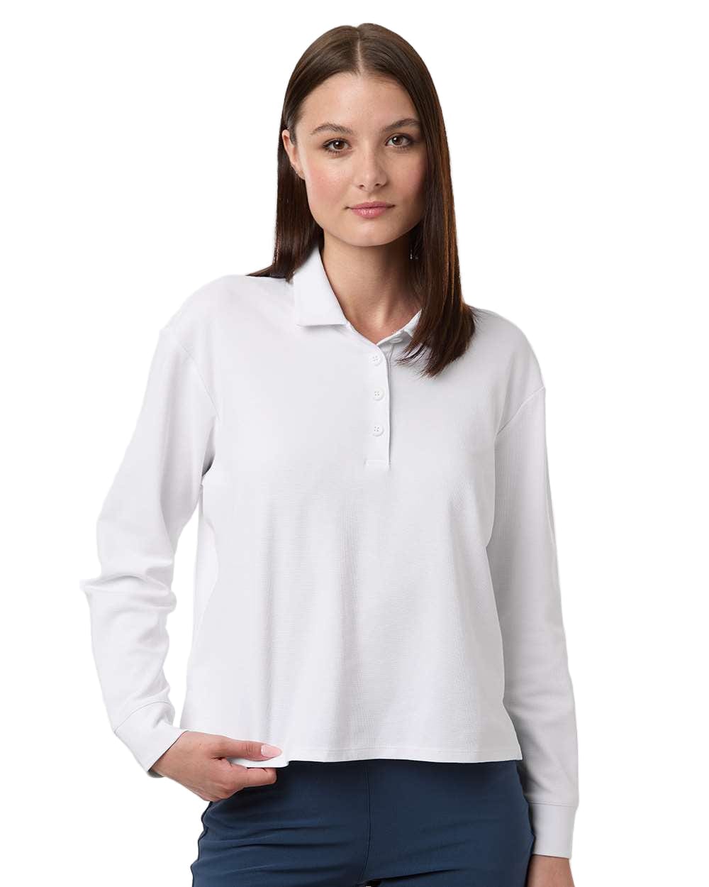 adidas Polos adidas - Women's Beyond Long Sleeve Loose Polo