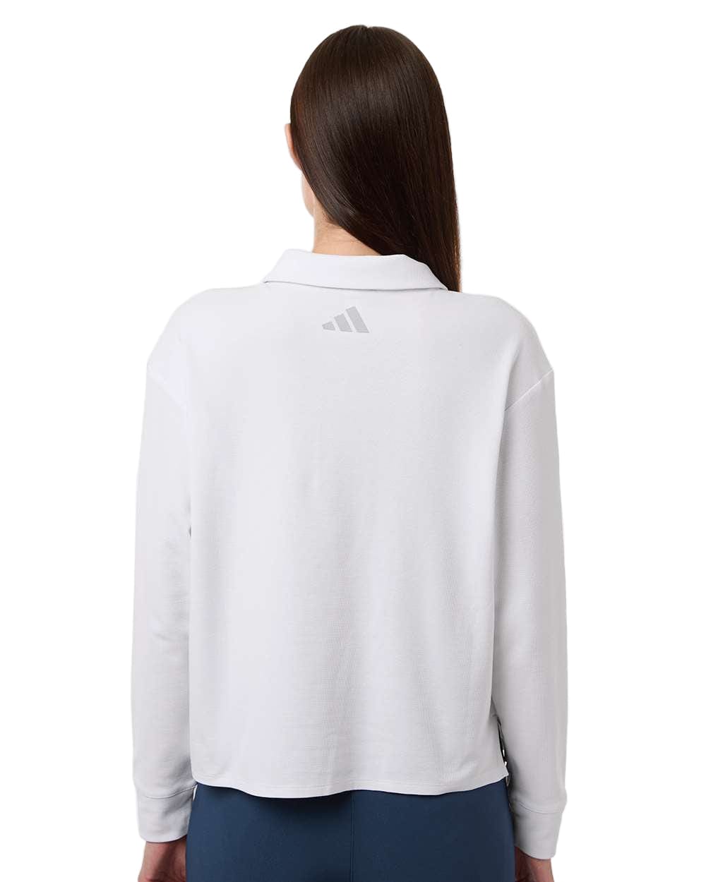 adidas Polos adidas - Women's Beyond Long Sleeve Loose Polo