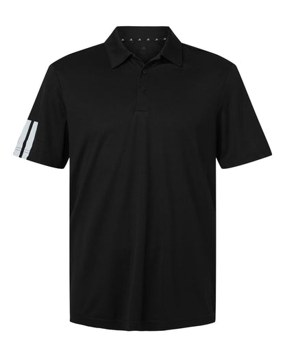 adidas Polos S / Black adidas - Men's Performance 3-Stripes Climacool Polo