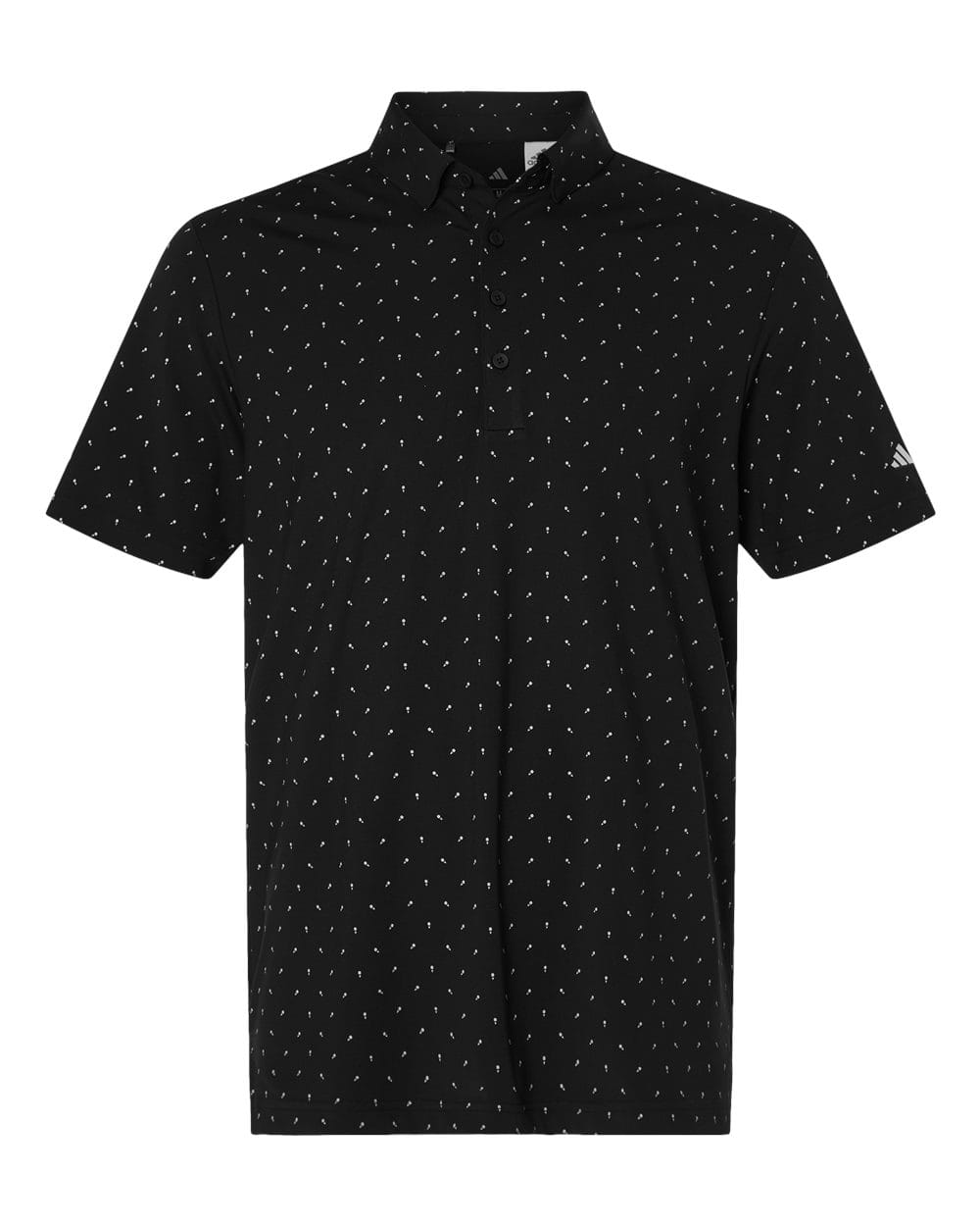 adidas Polos S / Black adidas - Men's Ultimate365 Micro Print Polo