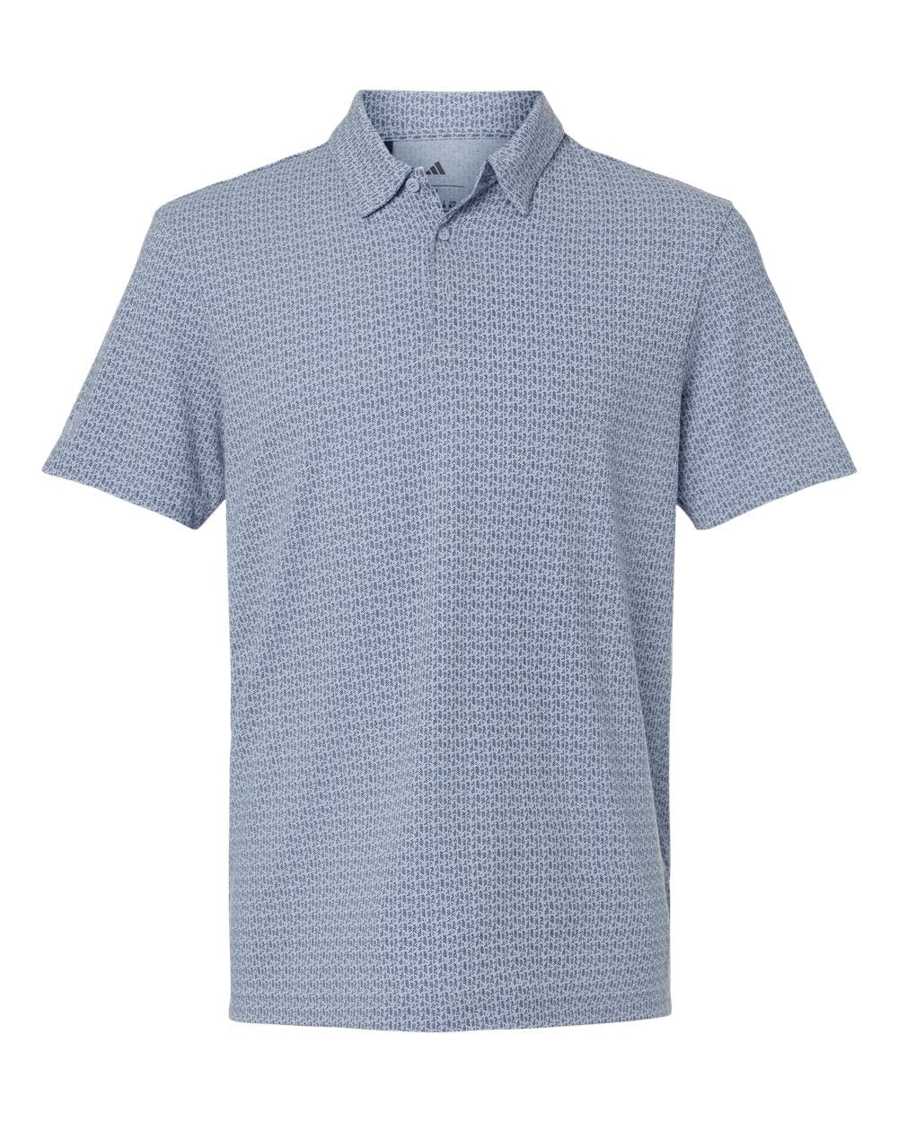 adidas Polos S / Blue Dawn Melange adidas - Men's Printed Blend Polo