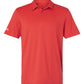 adidas Polos S / Bright Red adidas - Men's Textured Stripe Polo