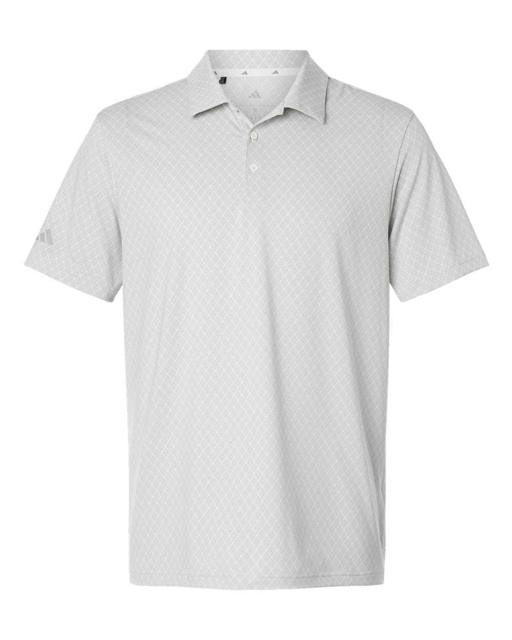 adidas Polos S / White adidas - Men's 4-Way Stretch Printed Polo