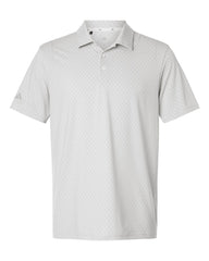 adidas Polos S / White adidas - Men's 4-Way Stretch Printed Polo