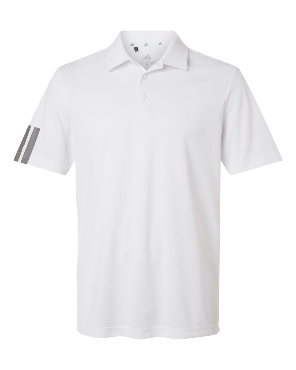 adidas Polos S / White adidas - Men's Performance 3-Stripes Climacool Polo