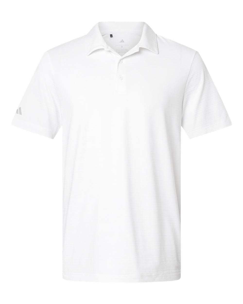 adidas Polos S / White adidas - Men's Textured Stripe Polo