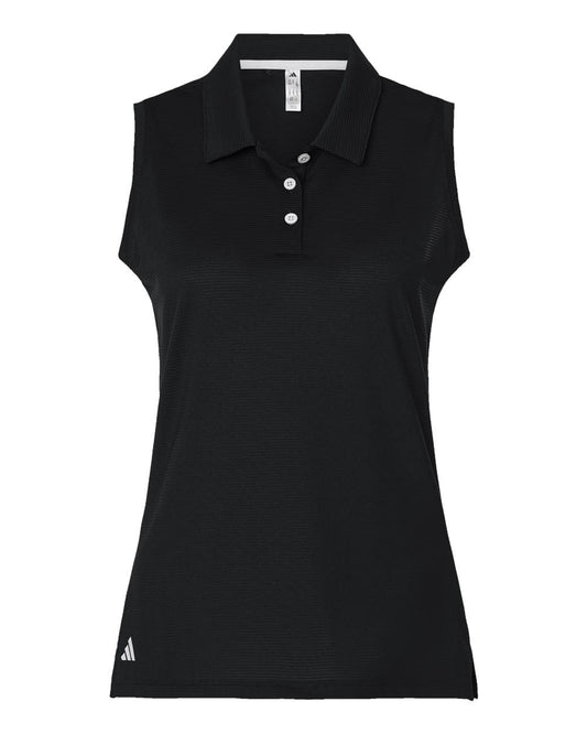 adidas Polos XS / Black adidas - Women's Ottoman Sleeveless Polo