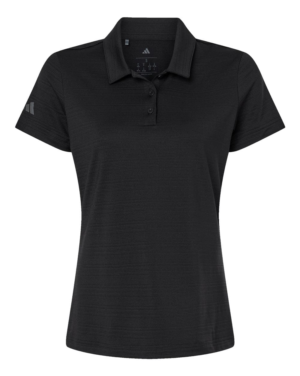 adidas Polos XS / Black adidas - Women's Textured Stripe Polo