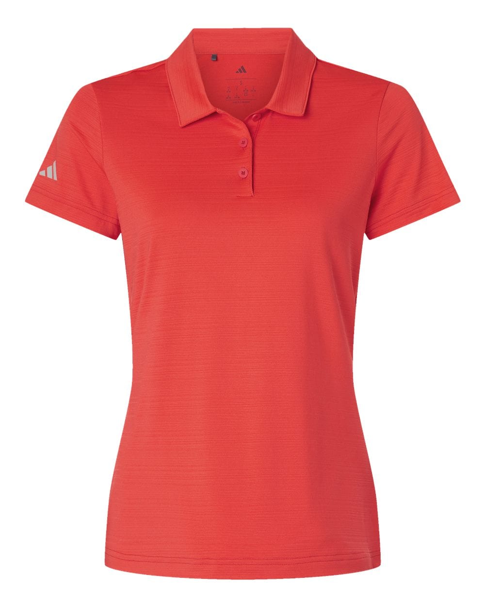 adidas Polos XS / Bright Red adidas - Women's Textured Stripe Polo