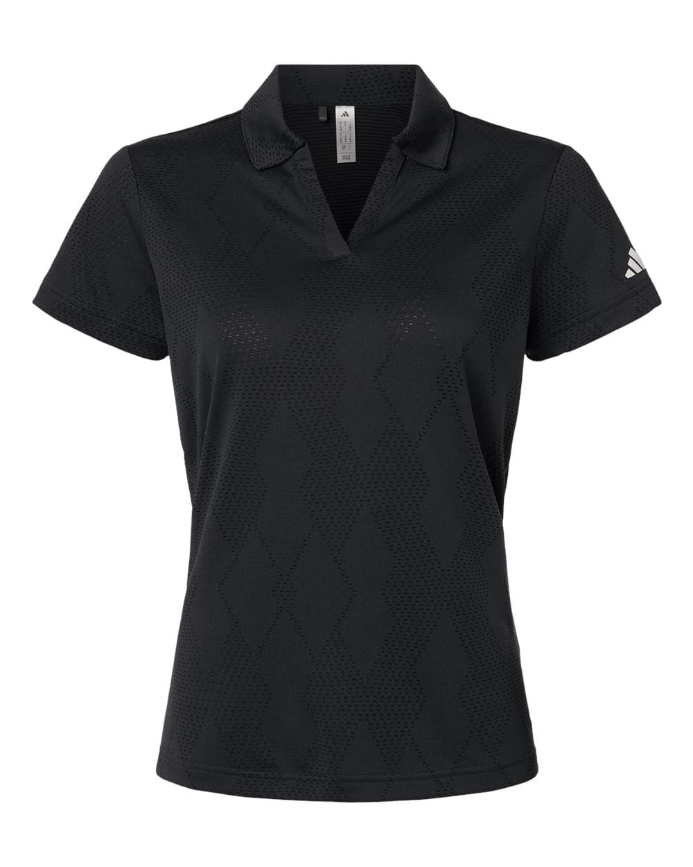 adidas Polos XS / Carbon adidas - Women's Textured Jacquard Polo