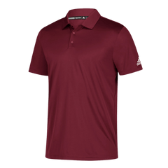 adidas Polos XS / Collegiate Burgundy adidas - Men's Grind Short Sleeve Polo