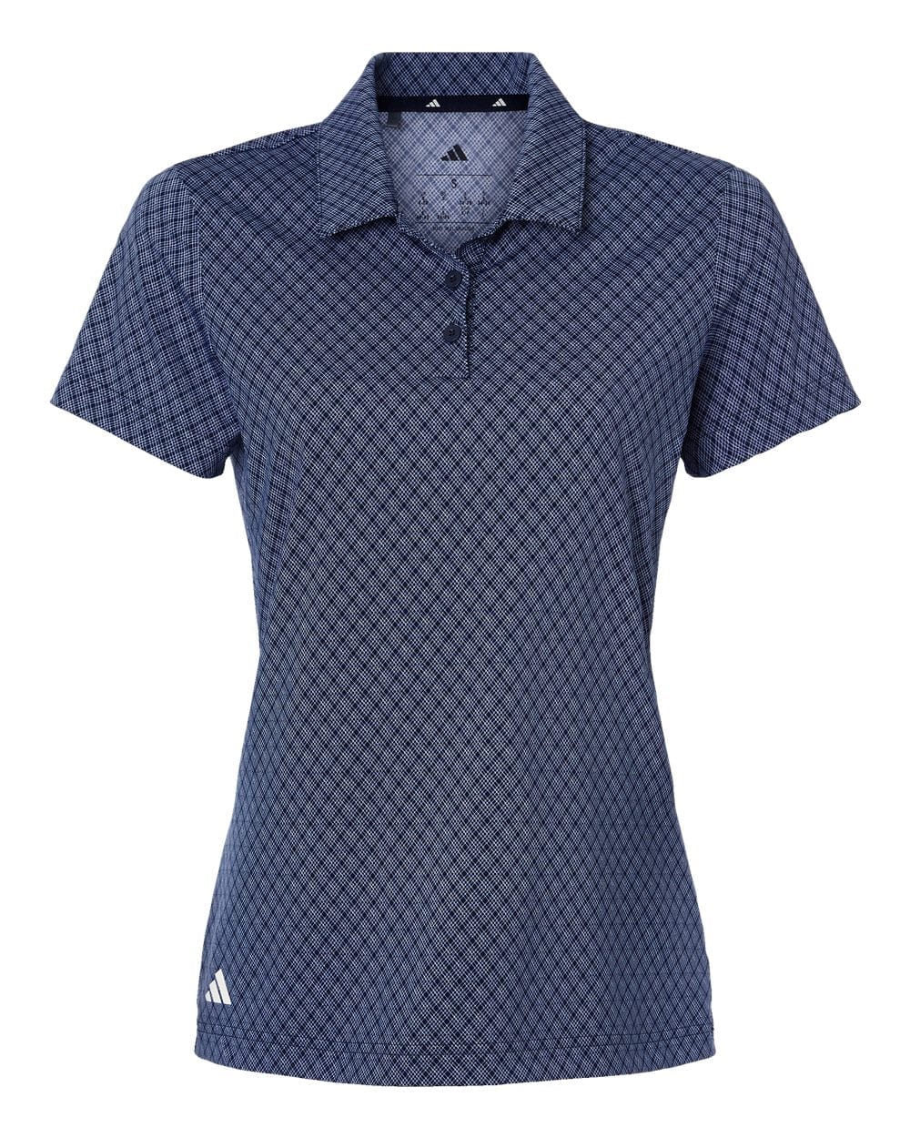 adidas Polos XS / Collegiate Navy adidas - Women's 4-Way Stretch Printed Polo