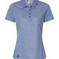 adidas Polos XS / Collegiate Royal Melange adidas - Women's Space Dyed Polo